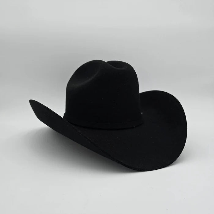 Texana Montero 100X Marlboro Style Western Cowboy Fur Felt Hat - Black - OriginalWestern.com