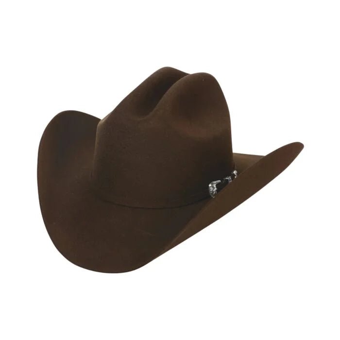 Texana Montero 100X Marlboro Style Western Cowboy Fur Felt Hat - Chocolate - OriginalWestern.com