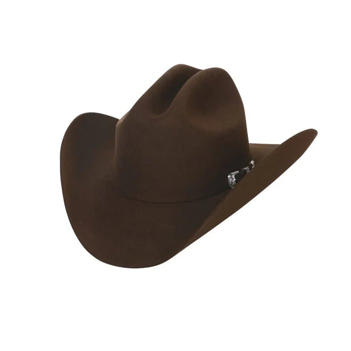 Texana Montero 100X Marlboro Style Western Cowboy Fur Felt Hat - Chocolate - OriginalWestern.com