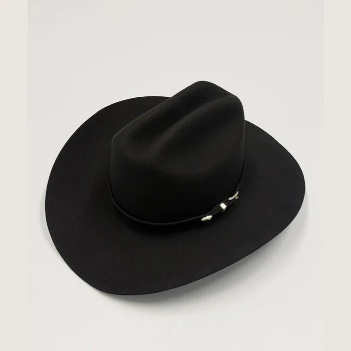 Texana Montero 100X Sinaloa Style Western Cowboy Fur Felt Hat - Black - OriginalWestern.com