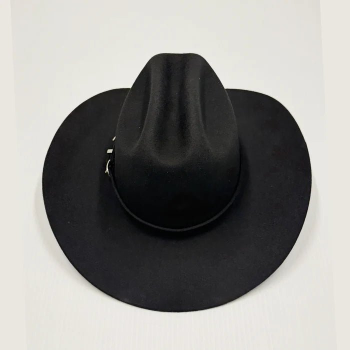 Texana Montero 100X Sinaloa Style Western Cowboy Fur Felt Hat - Black - OriginalWestern.com