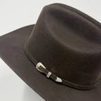 Texana Montero 100X Sinaloa Style Western Cowboy Fur Felt Hat - Chocolate - OriginalWestern.com