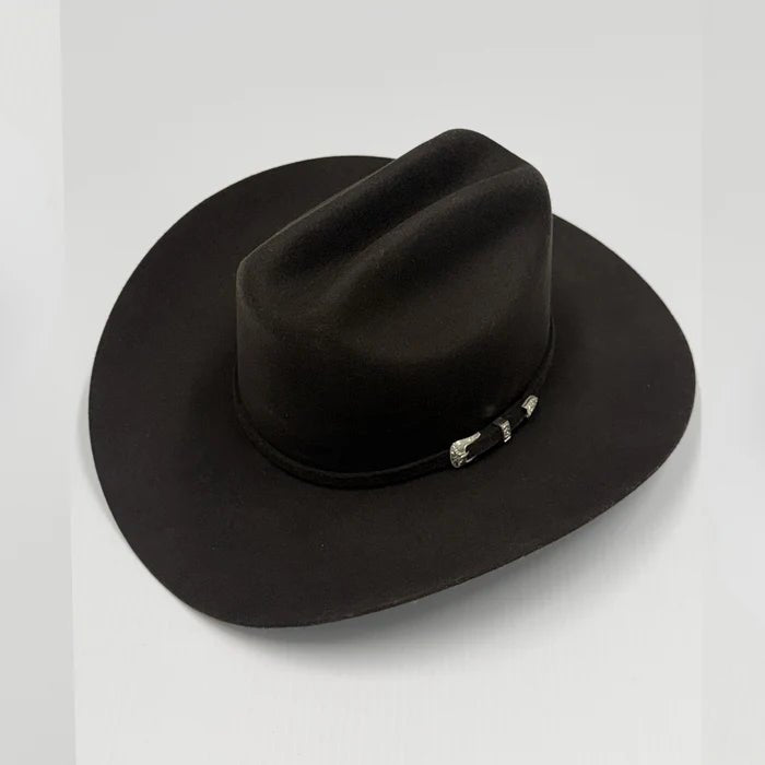 Texana Montero 100X Sinaloa Style Western Cowboy Fur Felt Hat - Chocolate - OriginalWestern.com