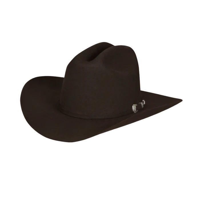 Texana Montero 100X Sinaloa Style Western Cowboy Fur Felt Hat - Chocolate - OriginalWestern.com