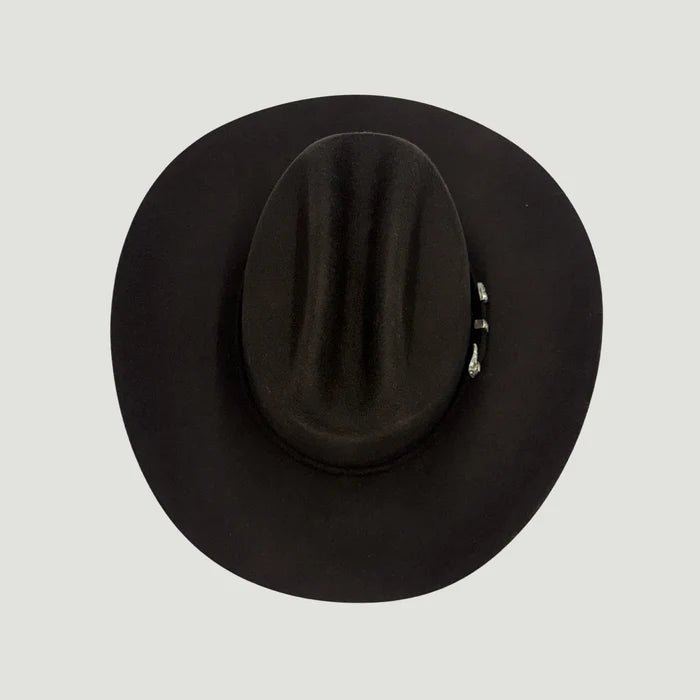 Texana Montero 100X Sinaloa Style Western Cowboy Fur Felt Hat - Chocolate - OriginalWestern.com