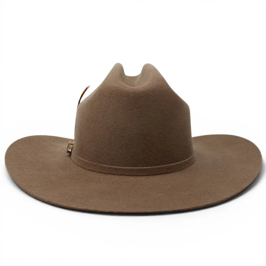 Men’s Tombstone 20X Sinaloa (Chaparral) Style Western Cowboy Fur Felt Hat - Oak Brown