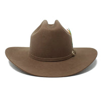 Men’s Tombstone 20X Sinaloa (Chaparral) Style Western Cowboy Fur Felt Hat - Oak Brown