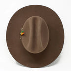 Men’s Tombstone 20X Sinaloa (Chaparral) Style Western Cowboy Fur Felt Hat - Oak Brown