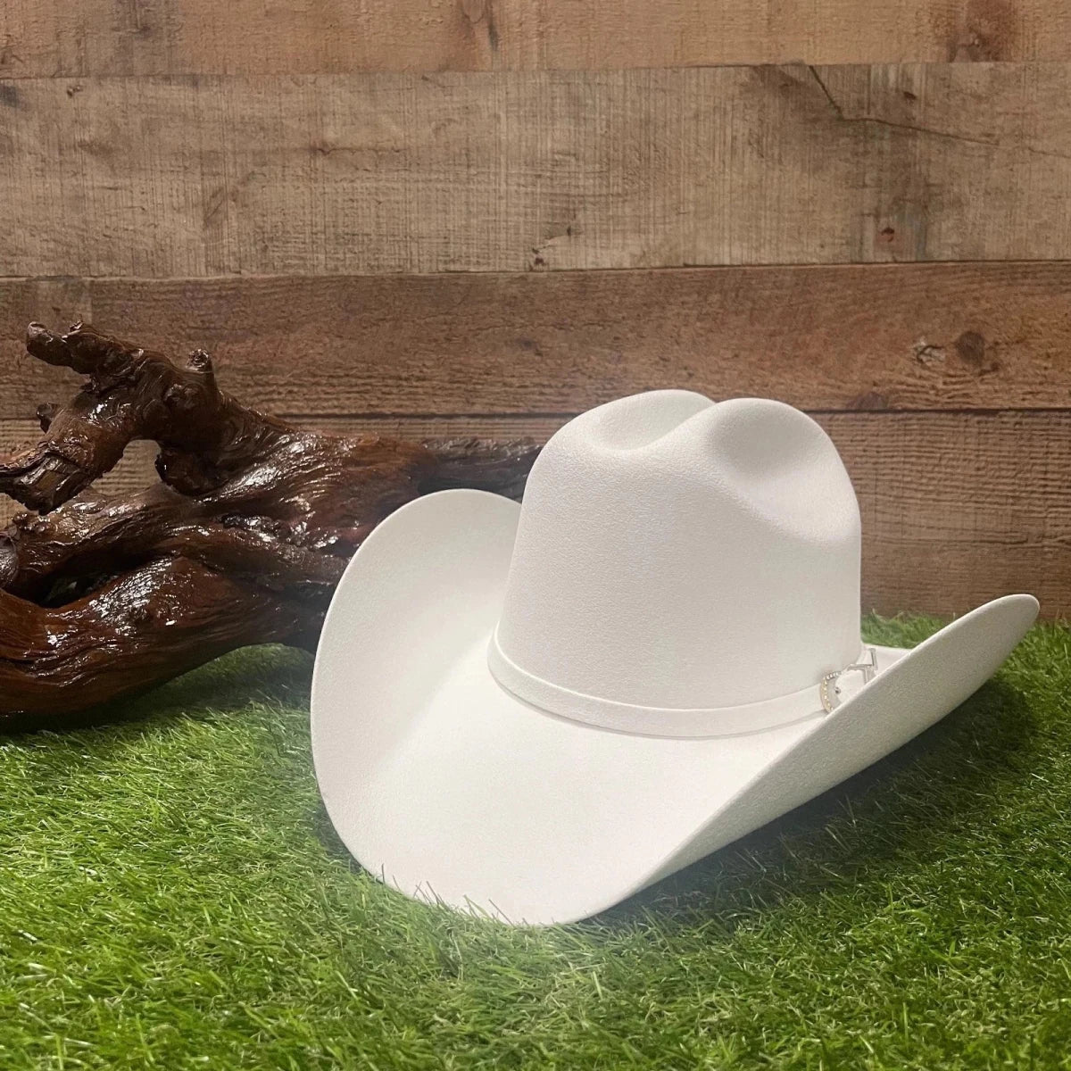 Texana Original 100X Joan Sebastian Style Western Cowboy Felt Hat-White - OriginalWestern.com