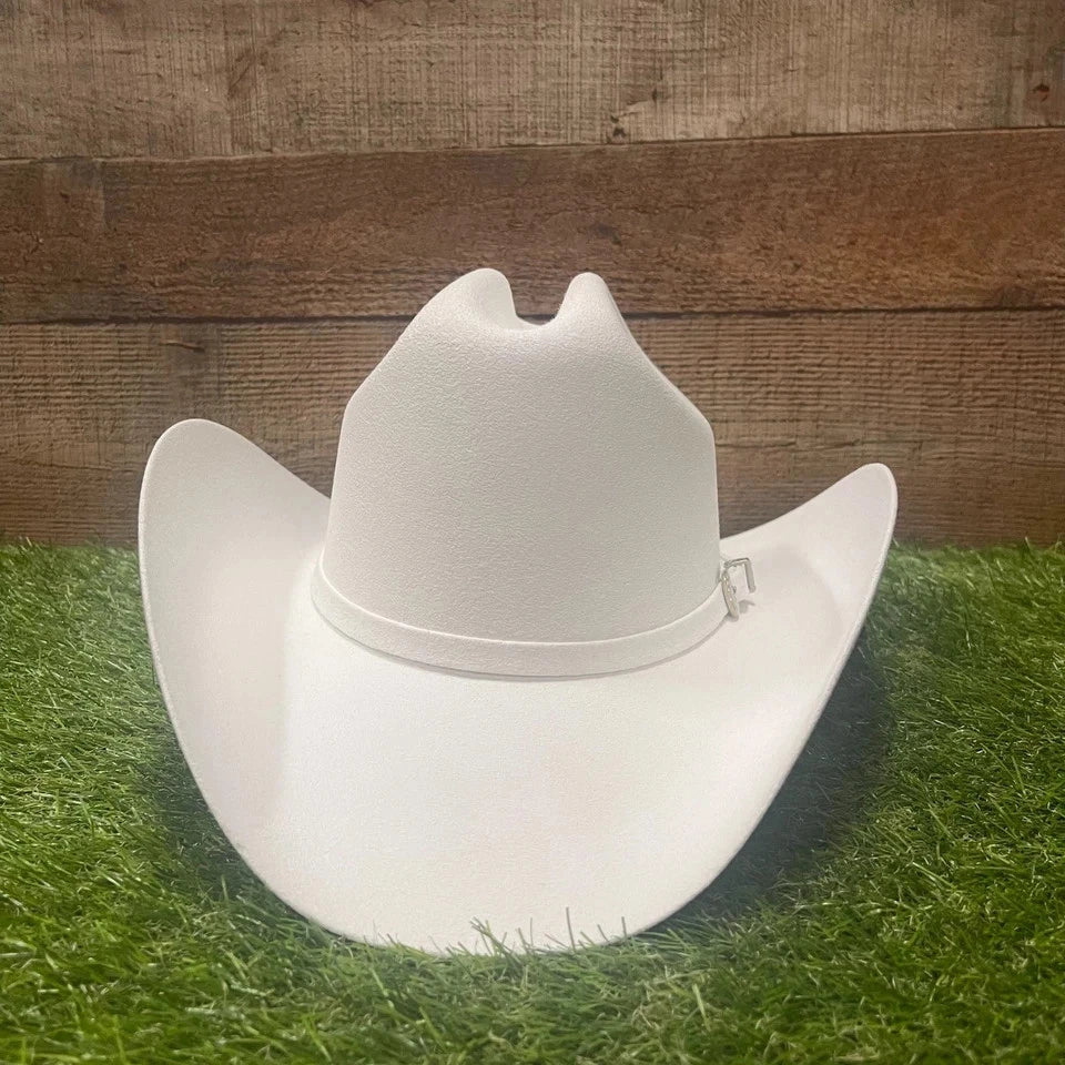 Texana Original 100X Joan Sebastian Style Western Cowboy Felt Hat-White - OriginalWestern.com