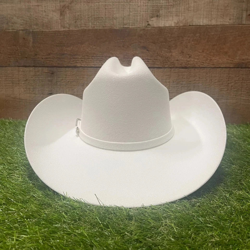 Texana Original 100X Joan Sebastian Style Western Cowboy Felt Hat-White - OriginalWestern.com