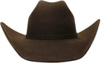 Texana Original Cuernos Chuecos 6X Oscar Style Cowboy Hat-Brown - OriginalWestern.com
