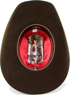 Texana Original Cuernos Chuecos 6X Oscar Style Cowboy Hat-Brown - OriginalWestern.com