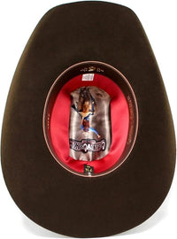 Texana Original Cuernos Chuecos 6X Oscar Style Cowboy Hat-Brown - OriginalWestern.com