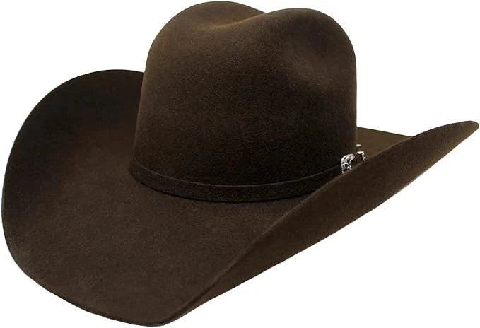 Texana Original Cuernos Chuecos 6X Oscar Style Cowboy Hat-Brown - OriginalWestern.com