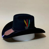 Texana Tombstone 10X El Patron Style Western Cowboy Fur Felt Hat - Black - OriginalWestern.com