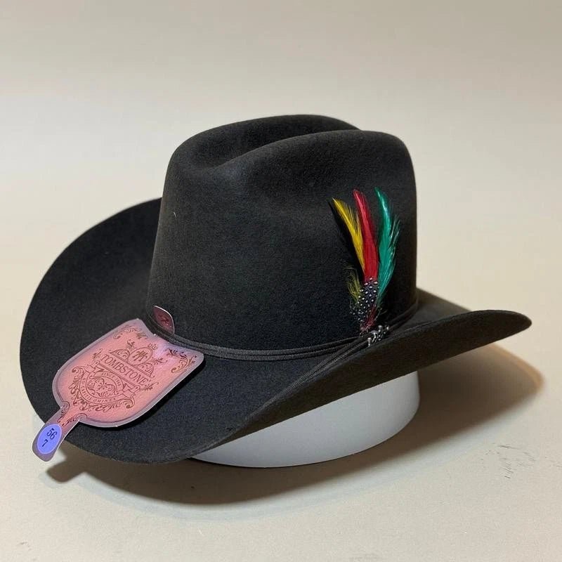 Texana Tombstone 10X El Patron Style Western Cowboy Fur Felt Hat - Chocolate Brown - OriginalWestern.com