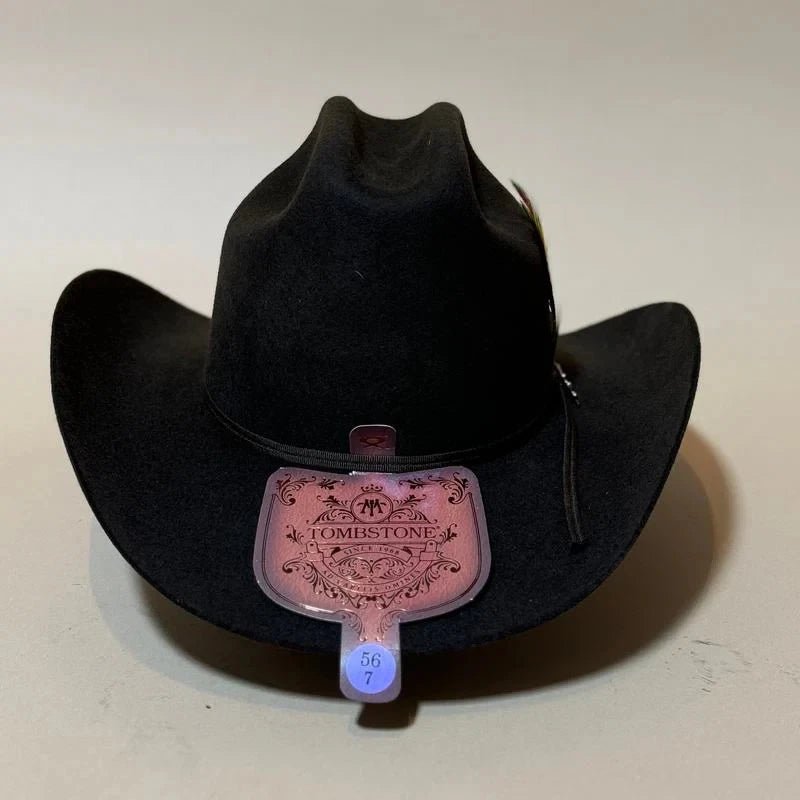 Texana Tombstone 10X El Patron Style Western Cowboy Fur Felt Hat - Chocolate Brown - OriginalWestern.com