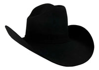 Texana Tombstone 20X El Patron Style Western Cowboy Fur Felt Hat - Black - OriginalWestern.com