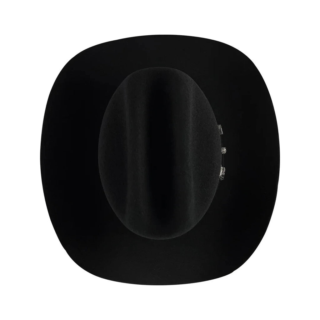 Texana Tombstone 20X El Patron Style Western Cowboy Fur Felt Hat - Black - OriginalWestern.com