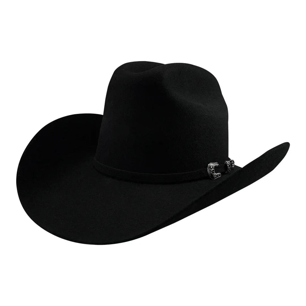 Texana Tombstone 20X El Patron Style Western Cowboy Fur Felt Hat - Black - OriginalWestern.com
