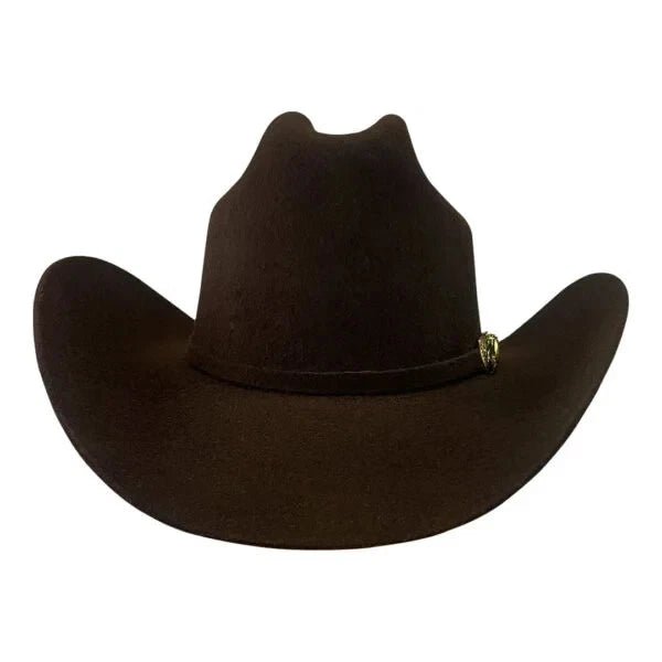 Texana Tombstone 20X El Patron Style Western Cowboy Fur Felt Hat - Choco Brown - OriginalWestern.com