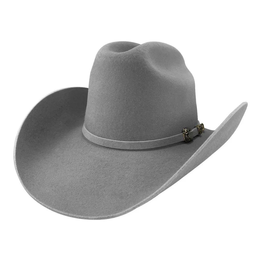 Texana Tombstone 20X El Patron Style Western Cowboy Fur Felt Hat - Cristal Gray - OriginalWestern.com