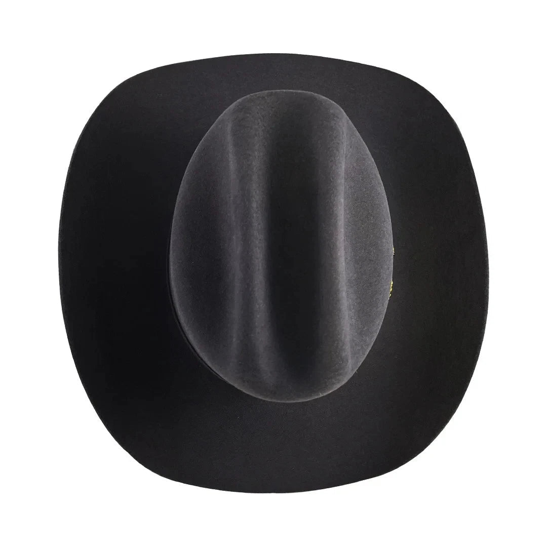 Texana Tombstone 20X El Patron Style Western Cowboy Fur Felt Hat - Granite Gray - OriginalWestern.com