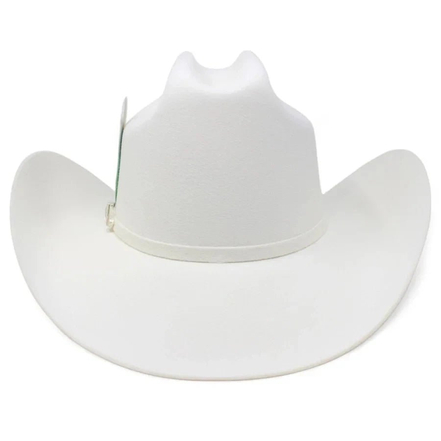 Texana Tombstone 20X El Patron Style Western Cowboy Fur Felt Hat - White - OriginalWestern.com