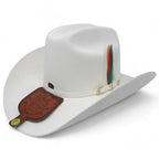 Texana Tombstone 20X El Patron Style Western Cowboy Fur Felt Hat - White - OriginalWestern.com