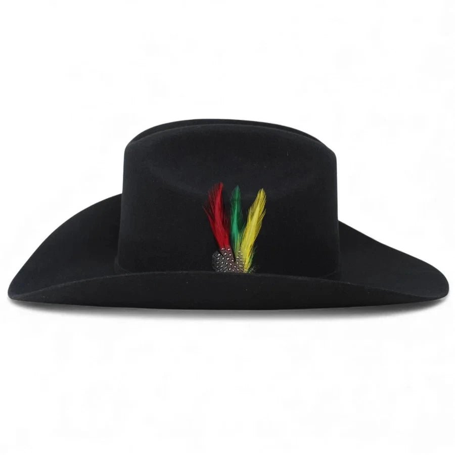Texana Tombstone 20X Western Cowboy Fur Felt Hat El Fantasma Johnson Style - Black - OriginalWestern.com