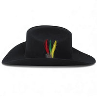 Texana Tombstone 20X Western Cowboy Fur Felt Hat El Fantasma Johnson Style - Black - OriginalWestern.com