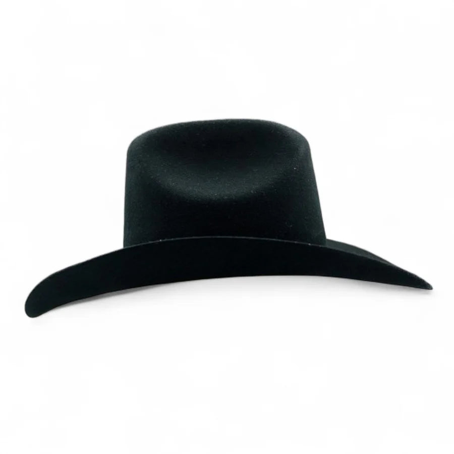 Tombstone 20X Sonora Style Western Cowboy Fur Felt Hat - Black