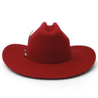 Tombstone 20X Sinaloa (Chaparral) Style Western Cowboy Fur Felt Hat - Burgundy