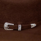 Texana White Diamonds 100X Sinaloa Style Western Cowboy Fur Felt Hat - Brown - OriginalWestern.com