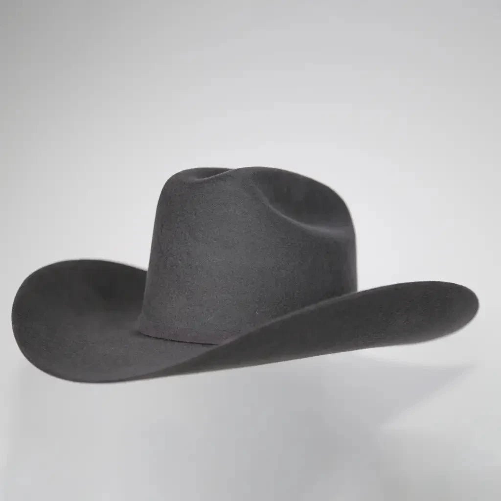 Texana White Diamonds 100X Sinaloa Style Western Cowboy Fur Felt Hat - Dark Gray - OriginalWestern.com