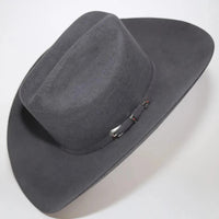 Texana White Diamonds 100X Sinaloa Style Western Cowboy Fur Felt Hat - Dark Gray - OriginalWestern.com