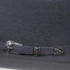 Texana White Diamonds 100X Sinaloa Style Western Cowboy Fur Felt Hat - Dark Gray - OriginalWestern.com
