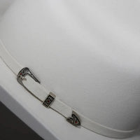 Texana White Diamonds 100X Sinaloa Style Western Cowboy Fur Felt Hat - White - OriginalWestern.com