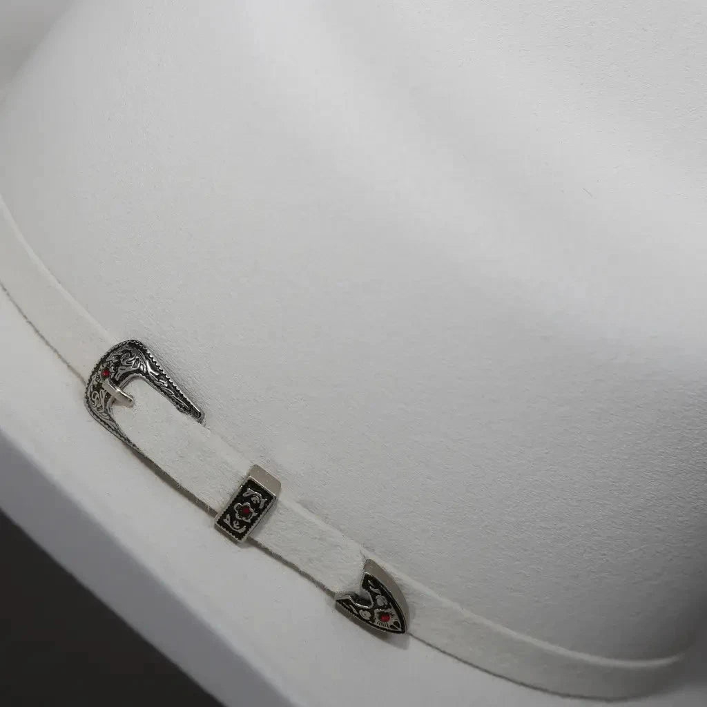 Texana White Diamonds 100X Sinaloa Style Western Cowboy Fur Felt Hat - White - OriginalWestern.com
