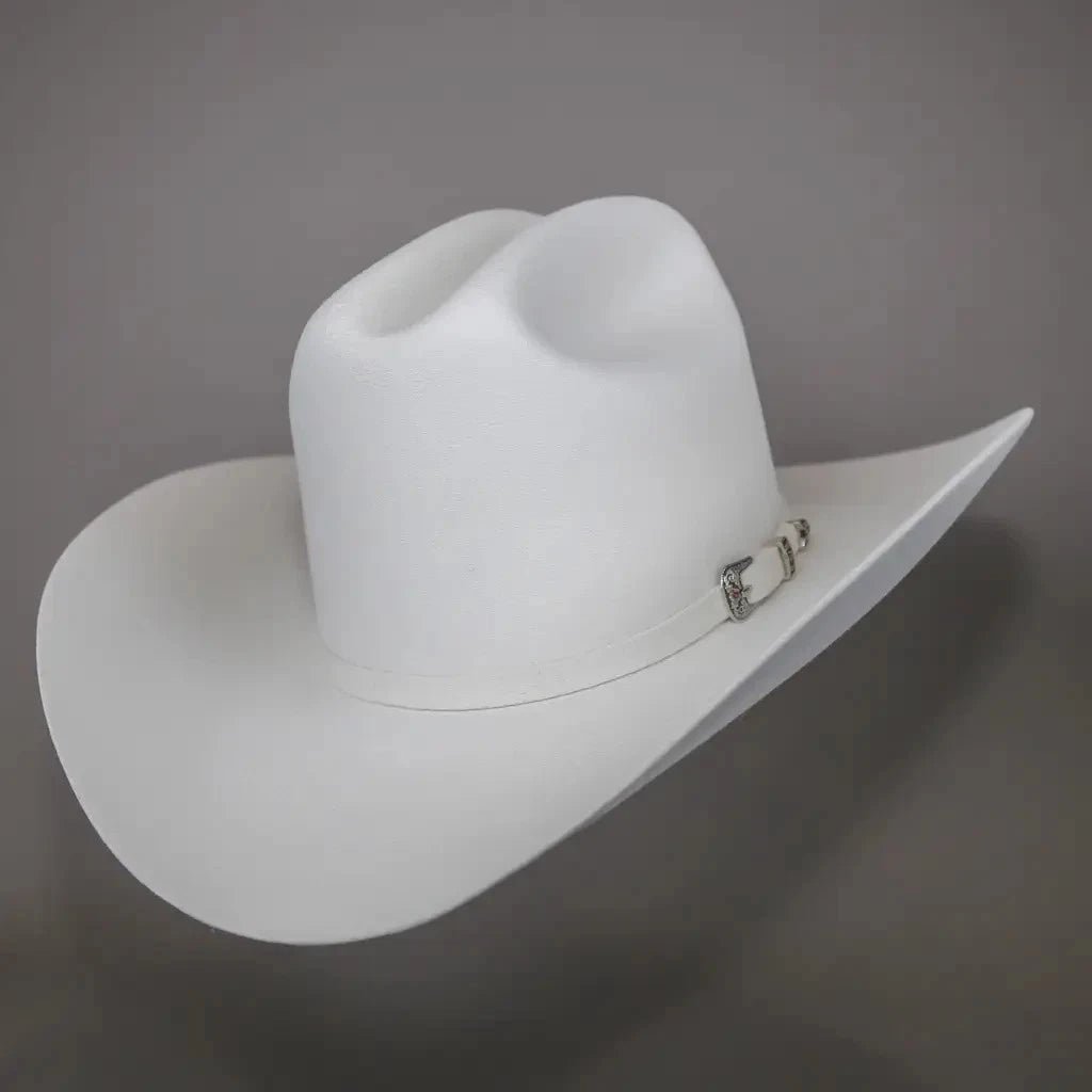 Texana White Diamonds 100X Sinaloa Style Western Cowboy Fur Felt Hat - White - OriginalWestern.com