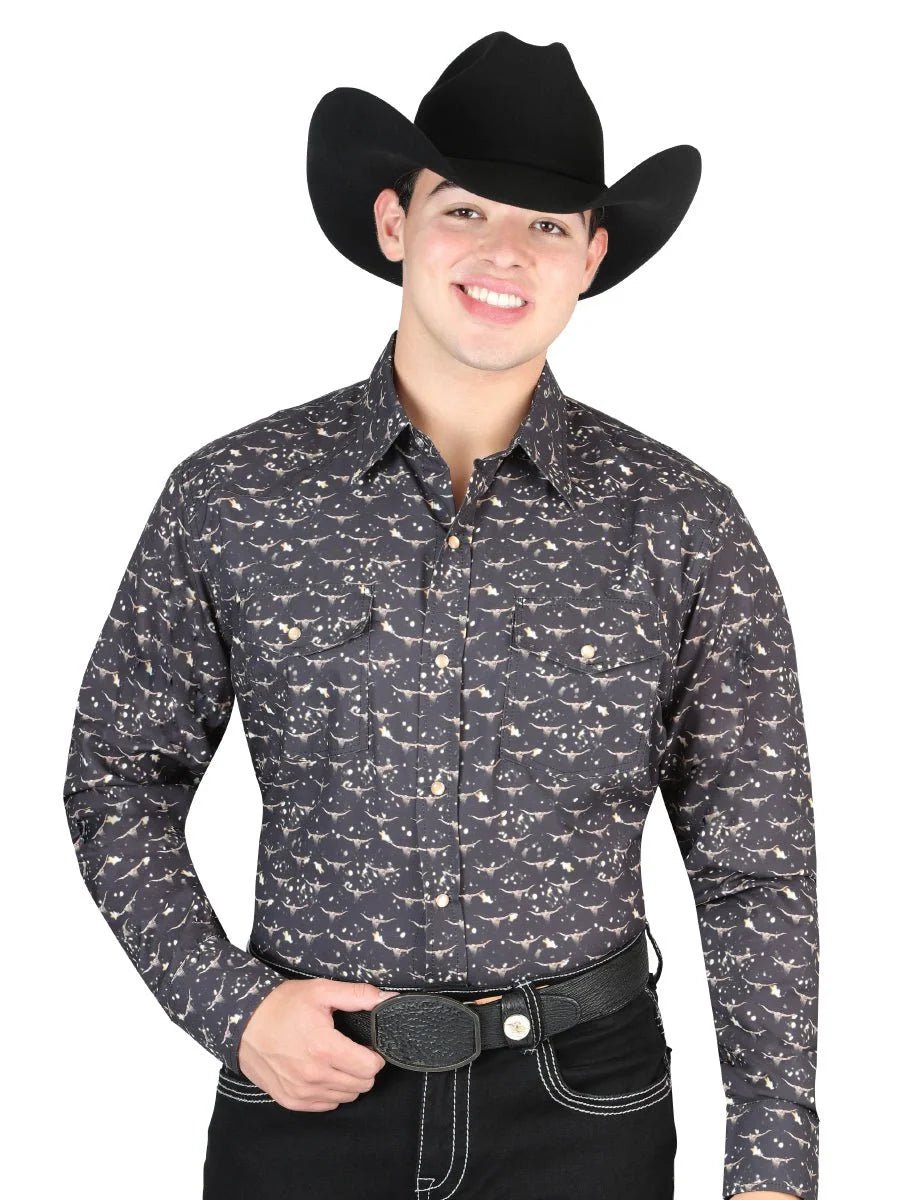 The General Western Shirt - Black 44309 - OriginalWestern.com