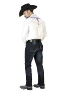 The Lord of the Skies Embroidery Shirt White/Red 126672 - OriginalWestern.com