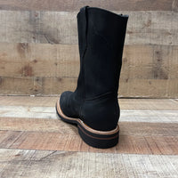 Men's Ruper Style Genuine Leather Round Soft Toe Work Boots Est. 303 Black