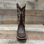 Women's Genuine Leather Cowgirl Boots Crazy Est. 252 Brown