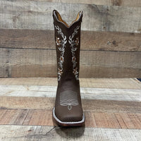 Women's Genuine Leather Cowgirl Boots Crazy Est. 252 Brown