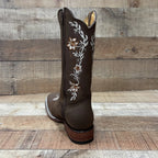 Women's Genuine Leather Cowgirl Boots Crazy Est. 252 Brown