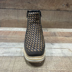 Men's Work Double Zipper Handwoven Genuine Leather Oil/Water Resistant Est. 341
