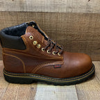 Men's Work Boots Laces Genuine Leather Oil Water Resistant With/Without Steel Toe Est. 418/419