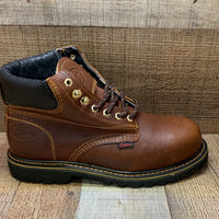 Men's Work Boots Laces Genuine Leather Oil Water Resistant With/Without Steel Toe Est. 418/419
